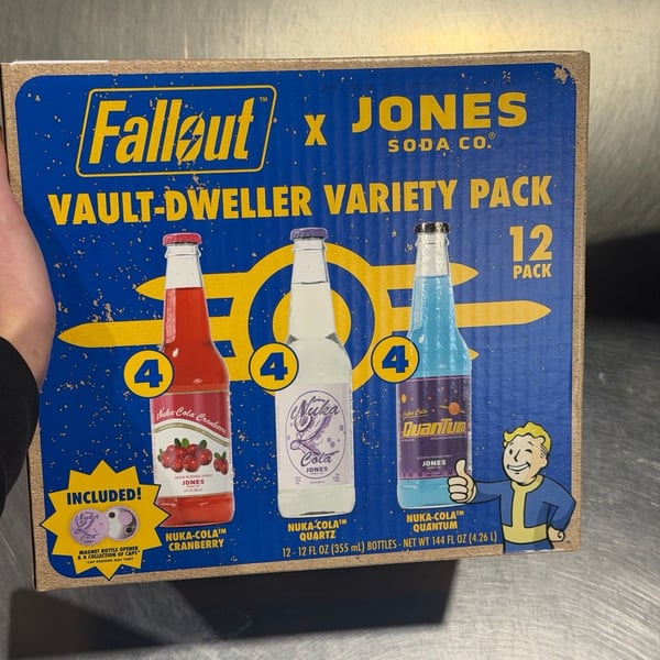 Fallout X Jones Soda Vault-Dweller Variety Pack 12 Pack