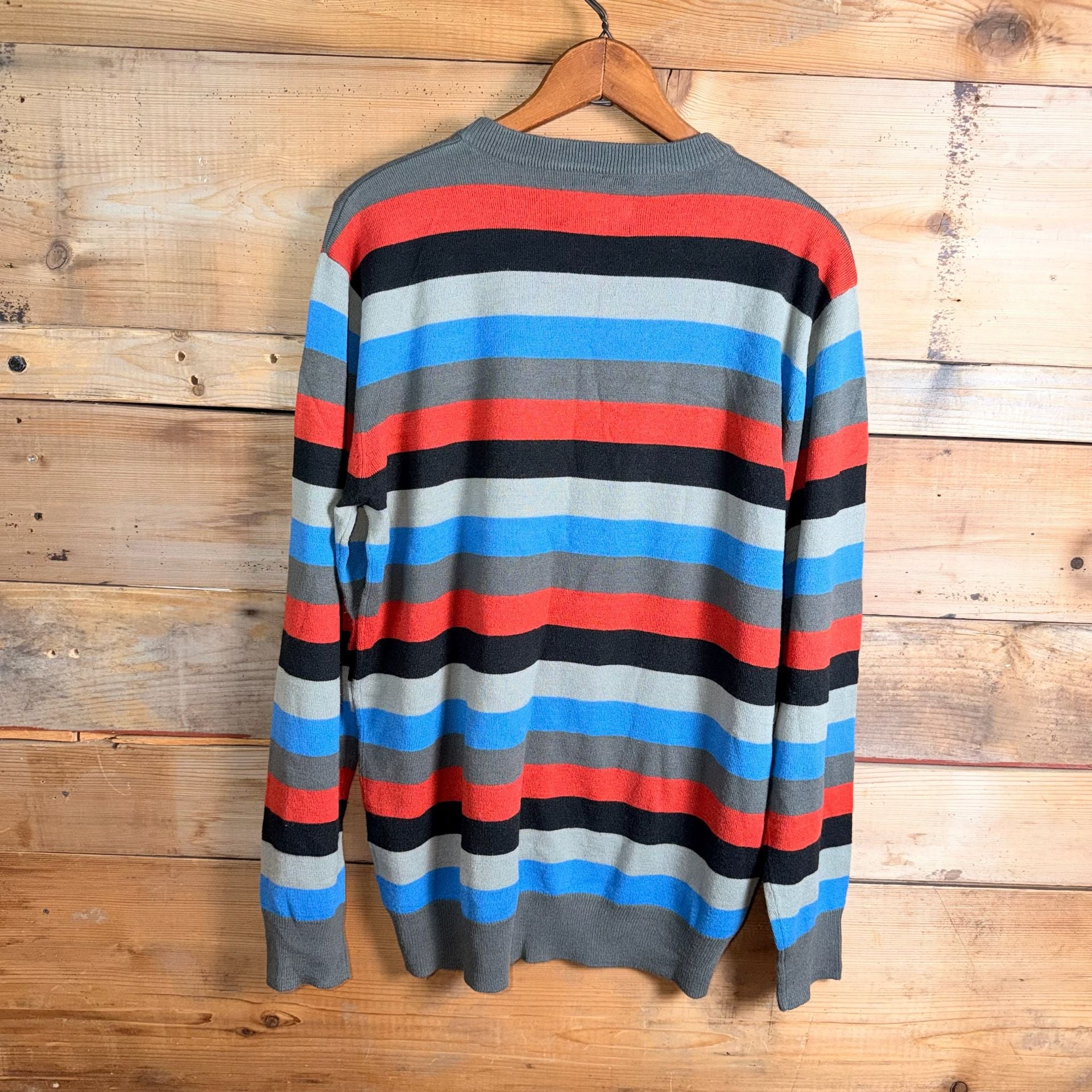 Matix Marc Johnson Sweater Size L Striped Knit Pullover 3