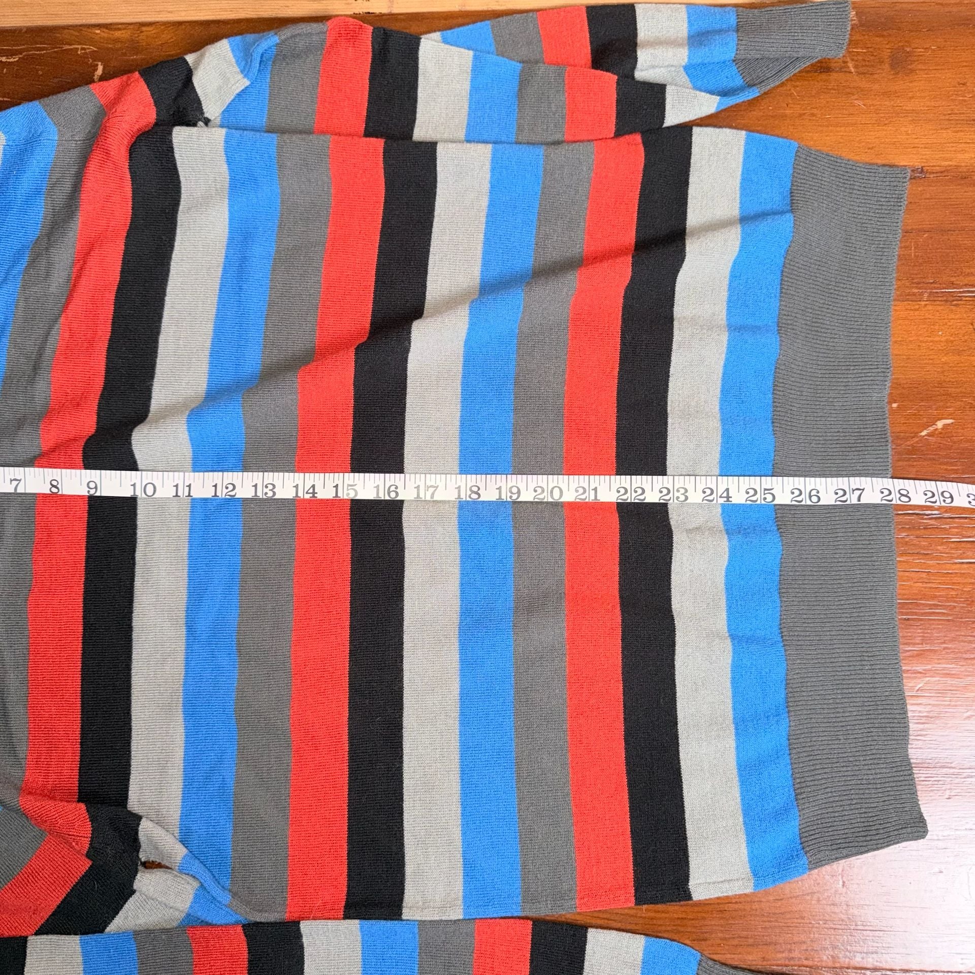 Matix Marc Johnson Sweater Size L Striped Knit Pullover 8