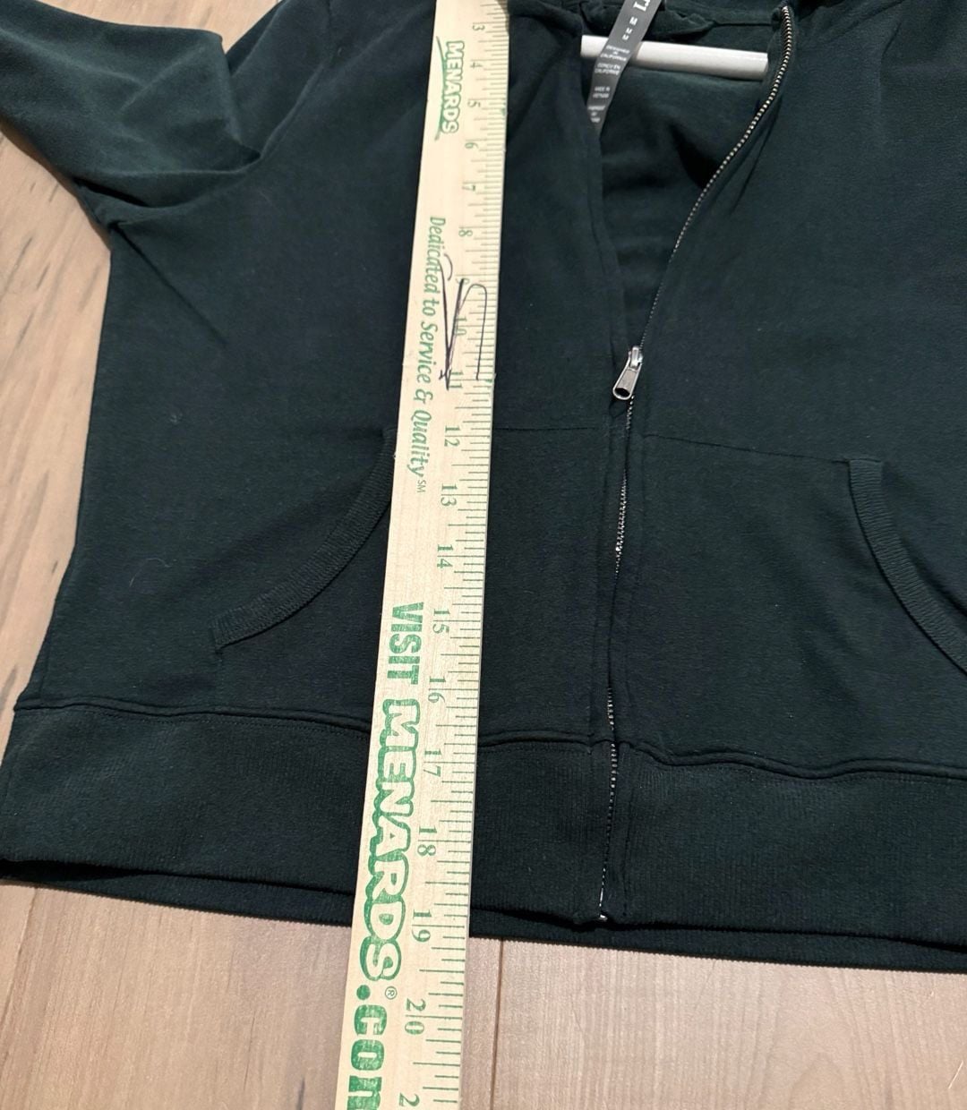 Vuori Zip Up Hoodie Size M Evergreen Heather 8
