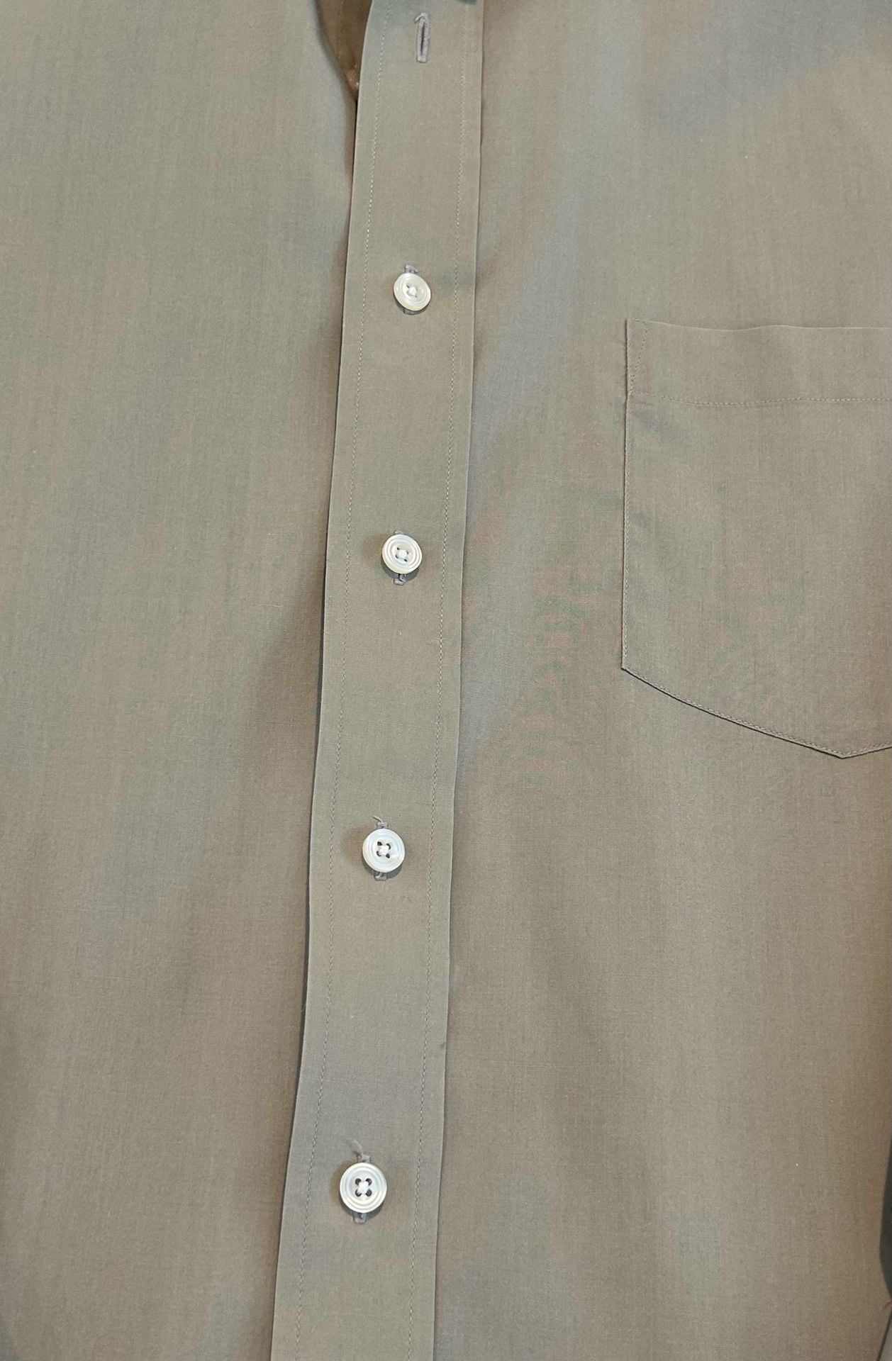 Balmain Paris Long Sleeve Dress Shirt Size 15.5 32/33 Tan 4