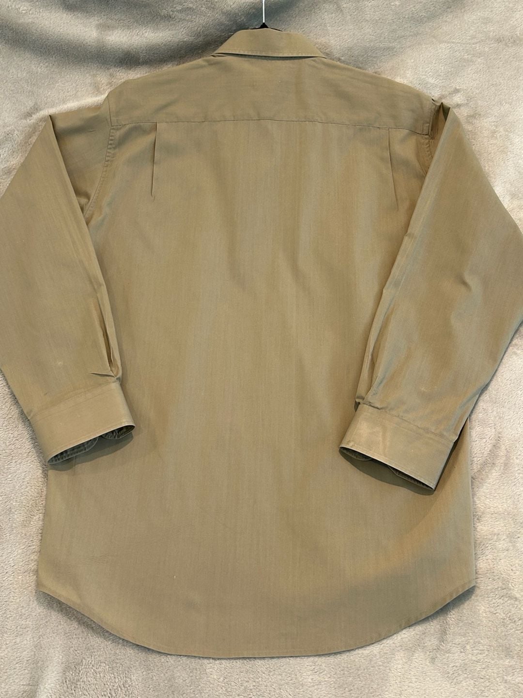 Balmain Paris Long Sleeve Dress Shirt Size 15.5 32/33 Tan 7