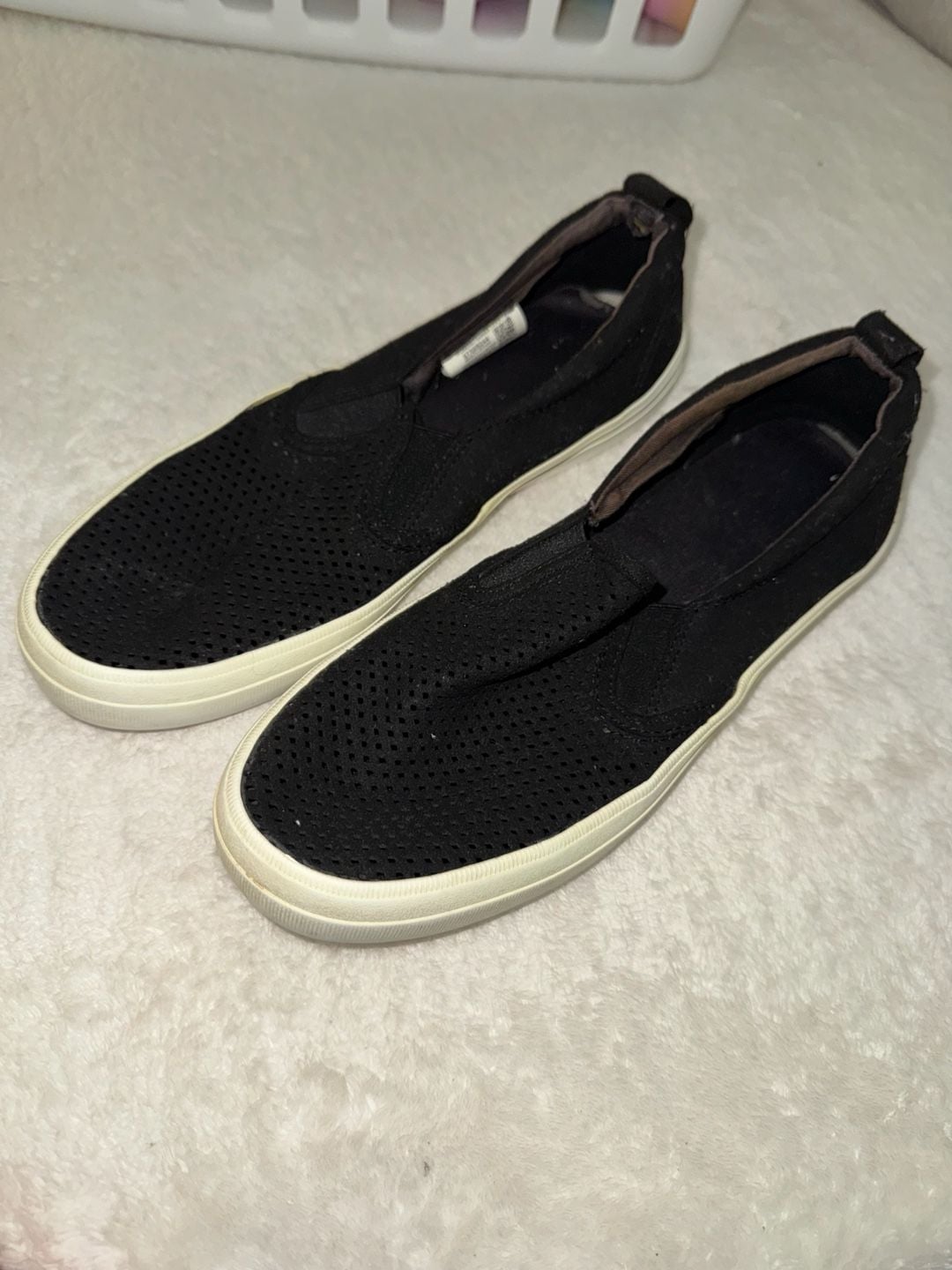 Sperry Crest Twin Gore Perf Size 8.5 Black 2