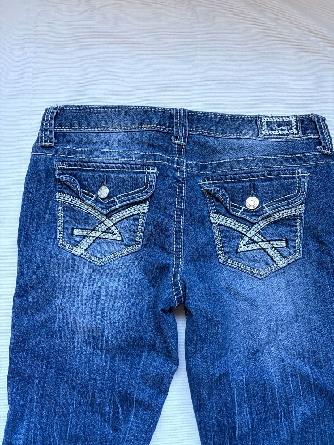 Amethyst Jeans Size 9 Blue Denim Bootcut Y2K 6