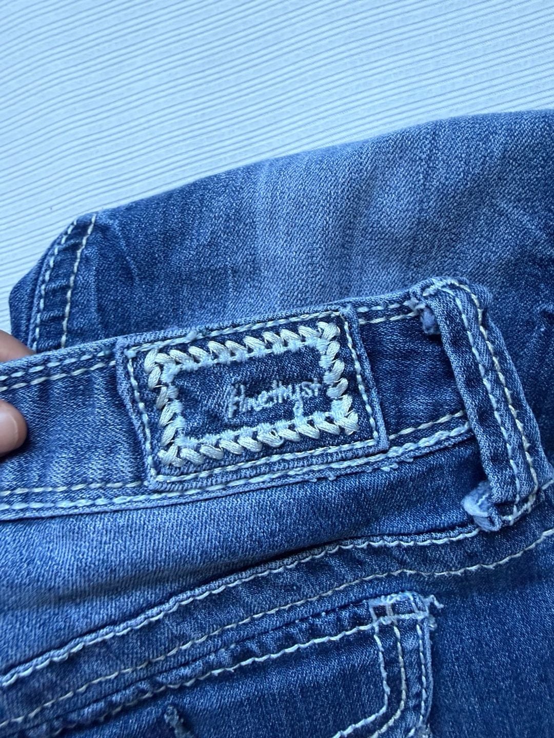 Amethyst Jeans Size 9 Blue Denim Bootcut Y2K 7