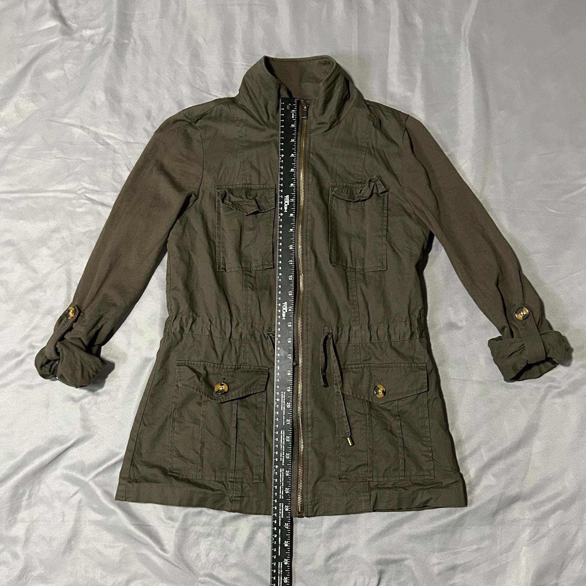 41 Hawthorn Utility Jacket Size S Olive Green Full Zip 5