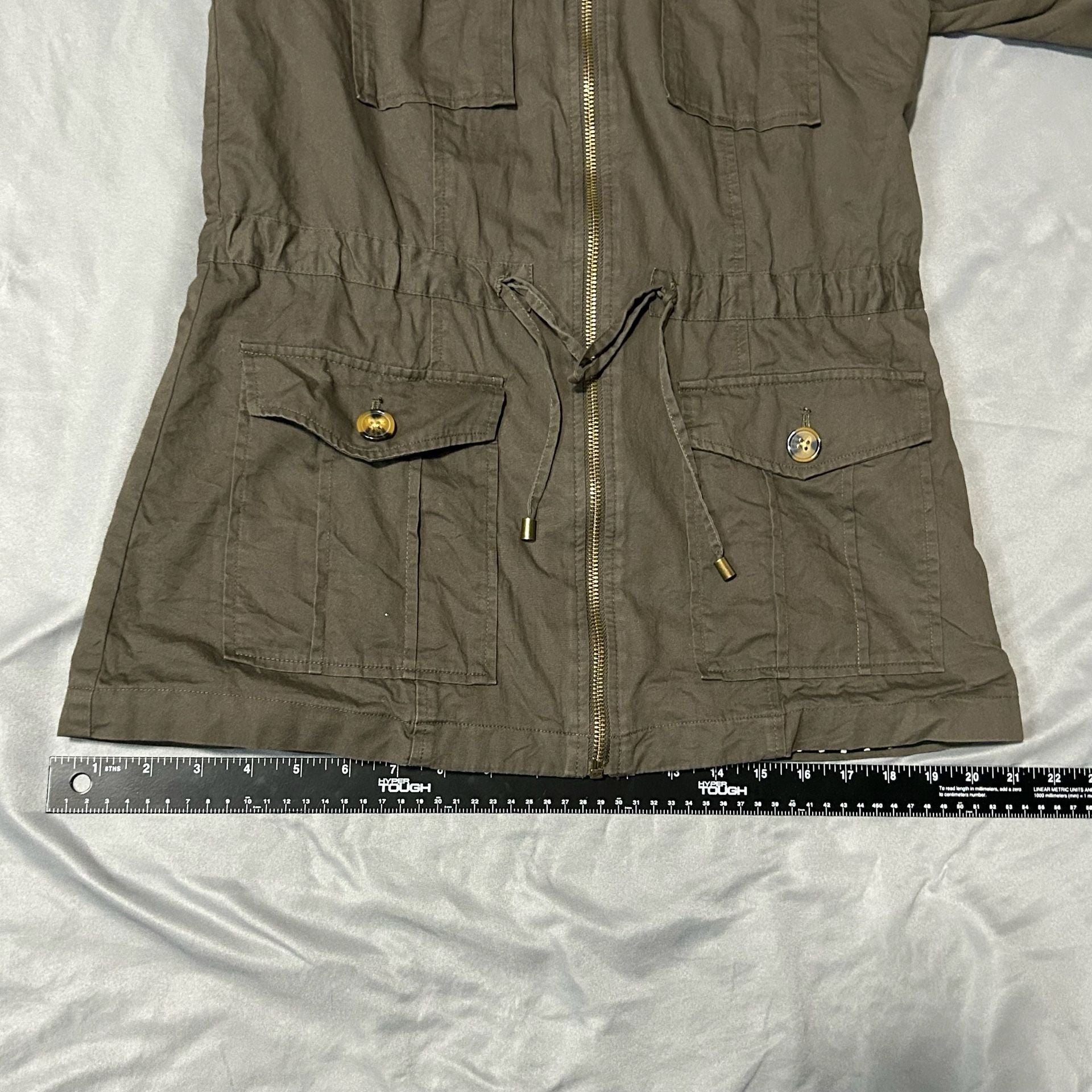 41 Hawthorn Utility Jacket Size S Olive Green Full Zip 9