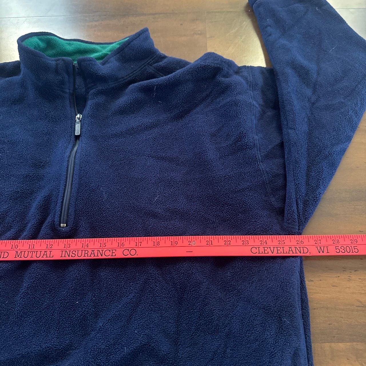 Eddie Bauer Quarter Zip Fleece Pullover Blue 6