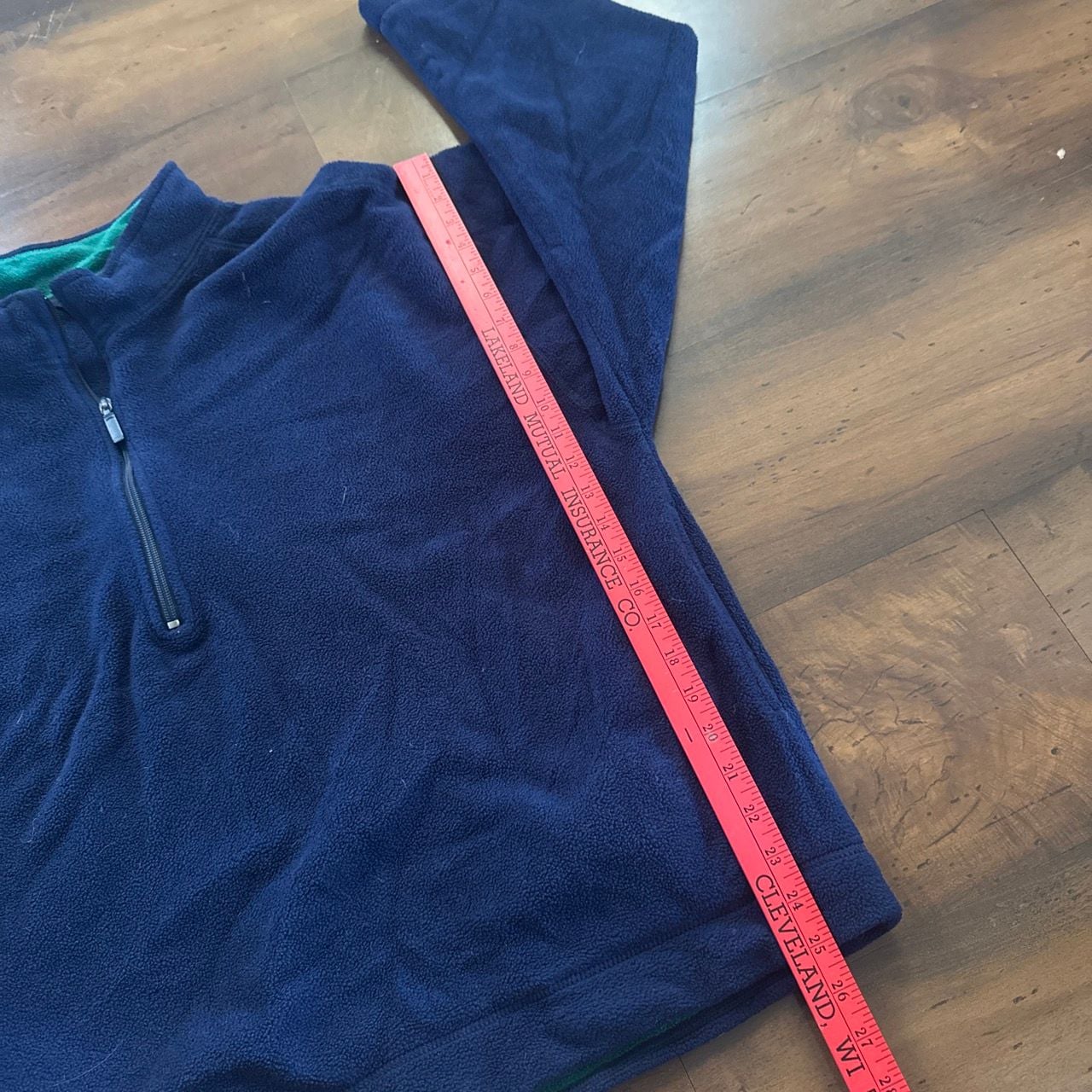 Eddie Bauer Quarter Zip Fleece Pullover Blue 7