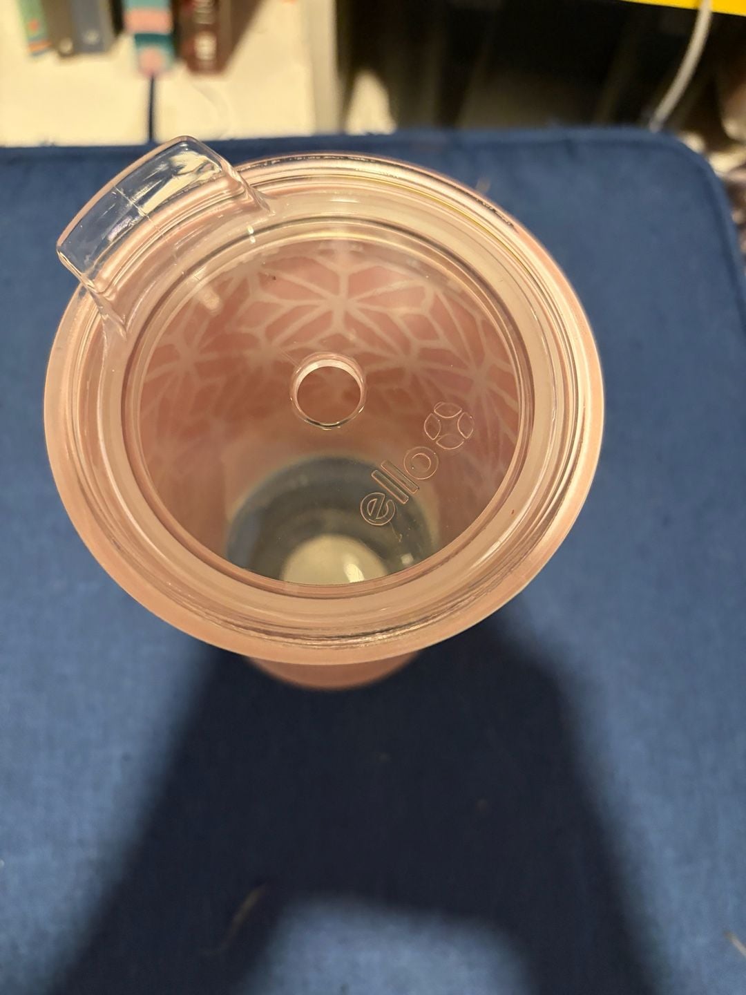 Ello Glass Tumbler Pink Silicone Sleeve with Lid 13