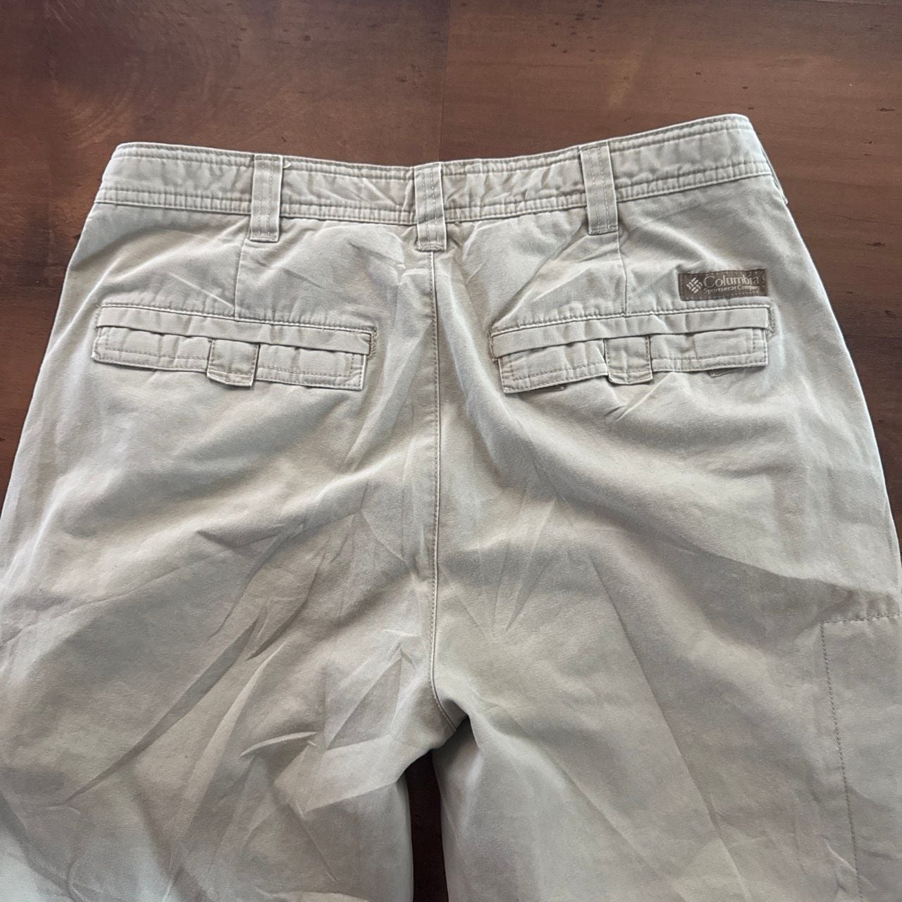 Columbia Sportswear Pants Size 32x30 Tan Cotton Cargo 6