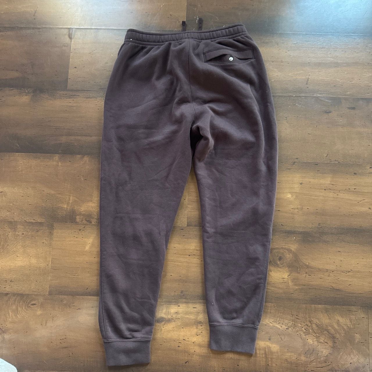 Nike Sportswear Club Fleece Joggers Size M Brown 4