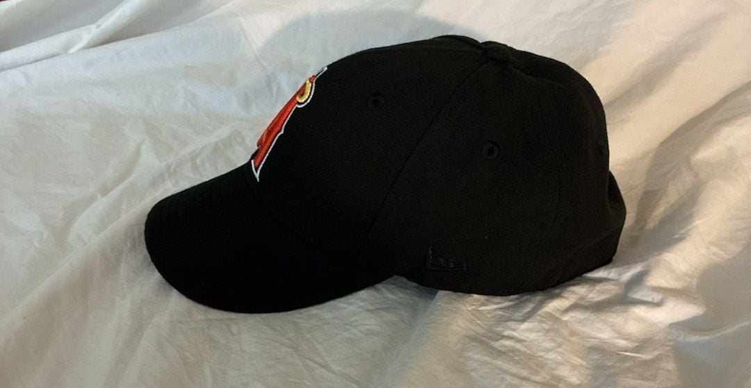 New Era Los Angeles Angels 59FIFTY Size 7 1/4 Fitted Hat Black 50th Anniv 3