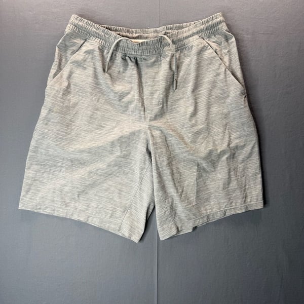 Lululemon Pace Breaker Short Size L Grey Marled Athletic Running Lined