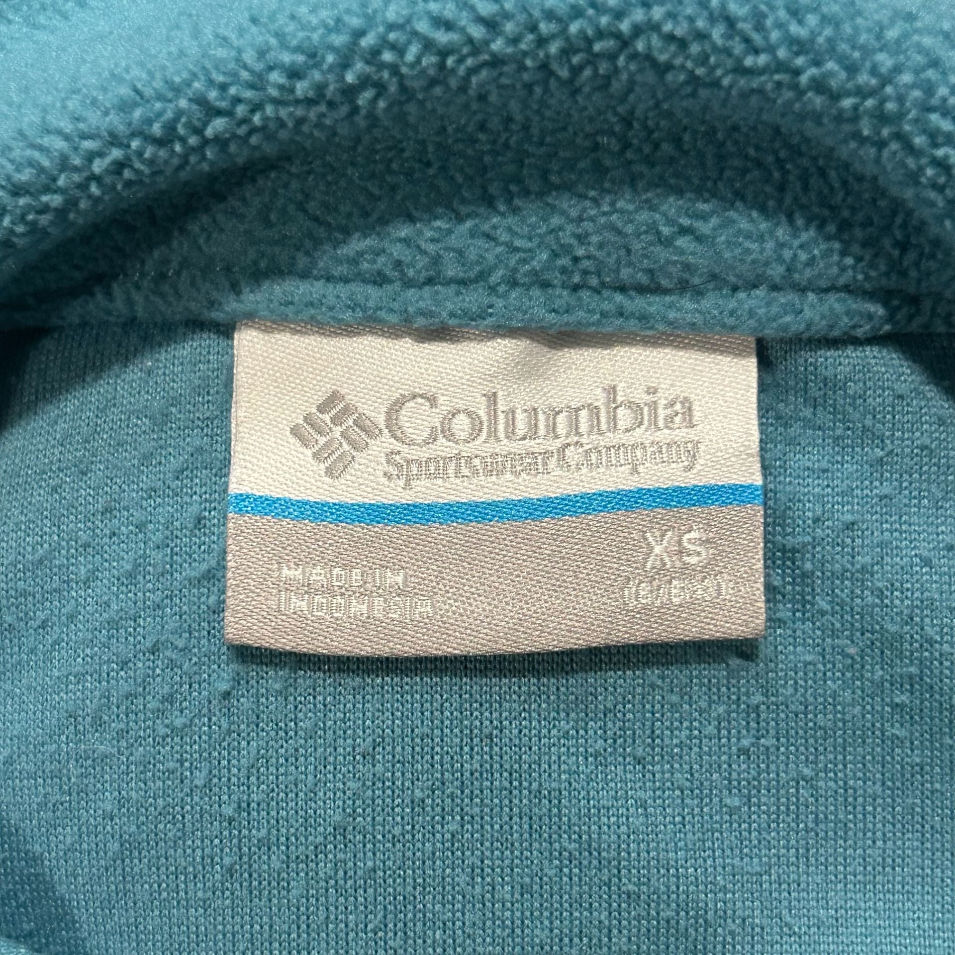 Columbia Glacial Fleece Quarter Zip Pullover Blue 4