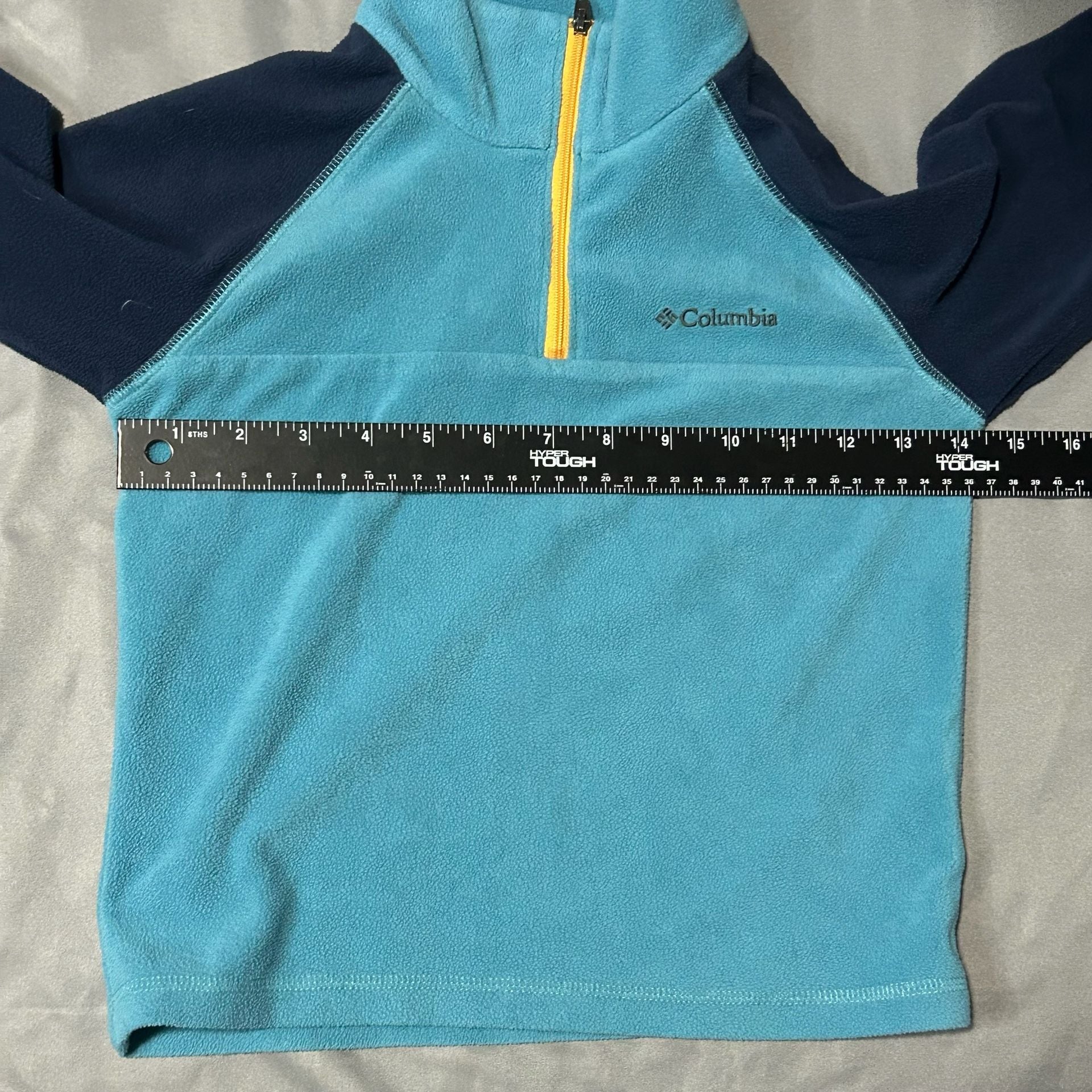 Columbia Glacial Fleece Quarter Zip Pullover Blue 7