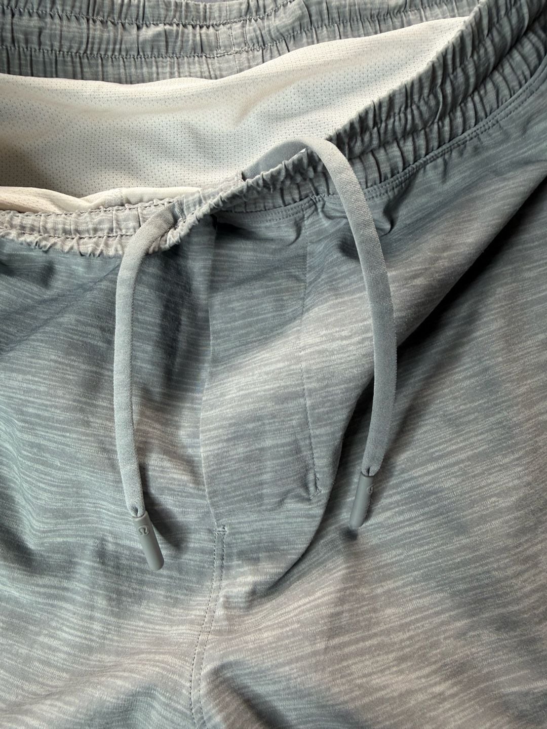 Lululemon Pace Breaker Short Size L Grey Marled Athletic Running Lined 14