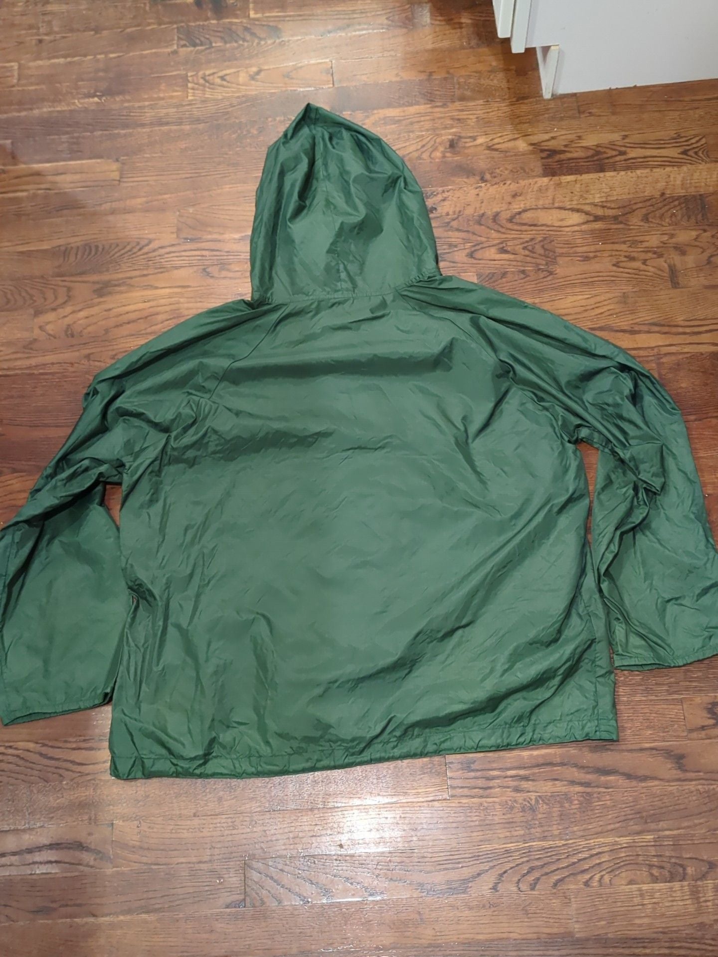 Gap Factory Store Anorak Jacket Size XL Green Nylon Windbreaker 6