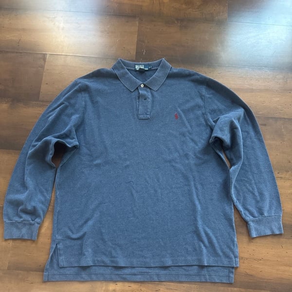 Polo Ralph Lauren Long Sleeve Polo Shirt XXL Blue