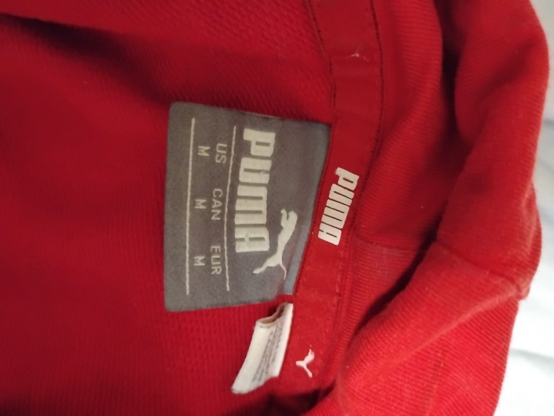 Puma Hoodie Size M Red Pullover Sweatshirt 2