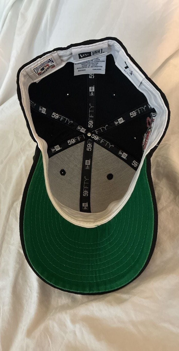 New Era Boston Red Sox 59FIFTY Fitted Hat Size 7 1/4 Black All Star Game '99 7