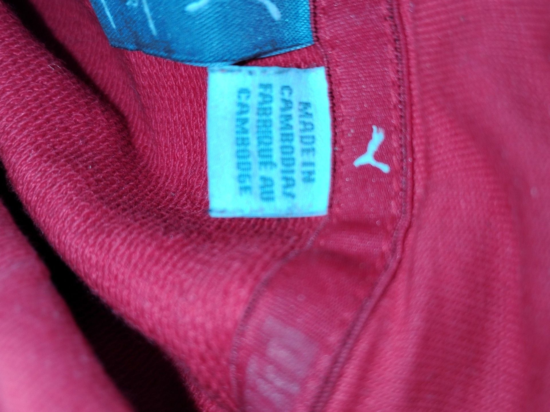 Puma Hoodie Size M Red Pullover Sweatshirt 3