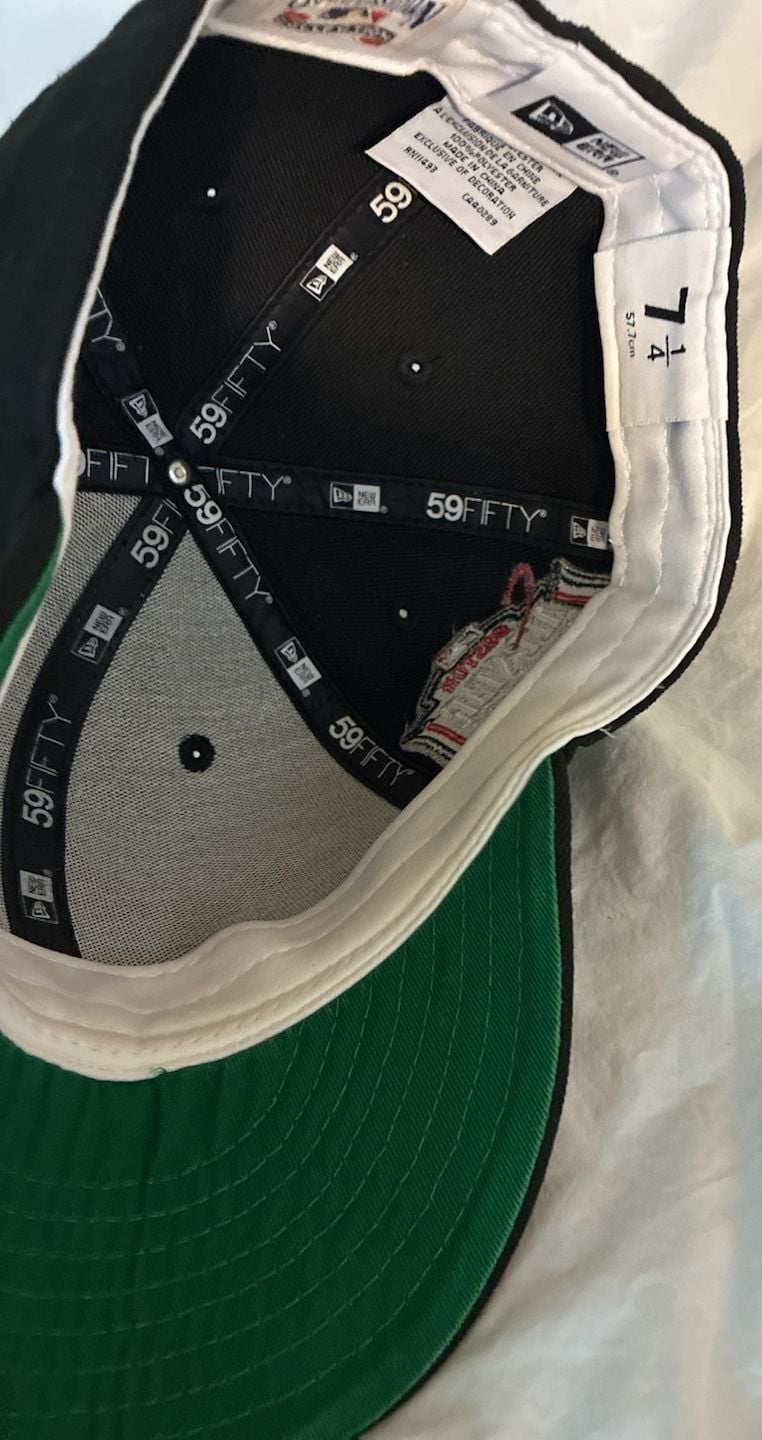 New Era Boston Red Sox 59FIFTY Fitted Hat Size 7 1/4 Black All Star Game '99 8