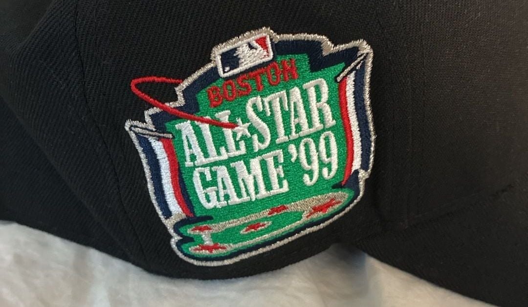 New Era Boston Red Sox 59FIFTY Fitted Hat Size 7 1/4 Black All Star Game '99 11