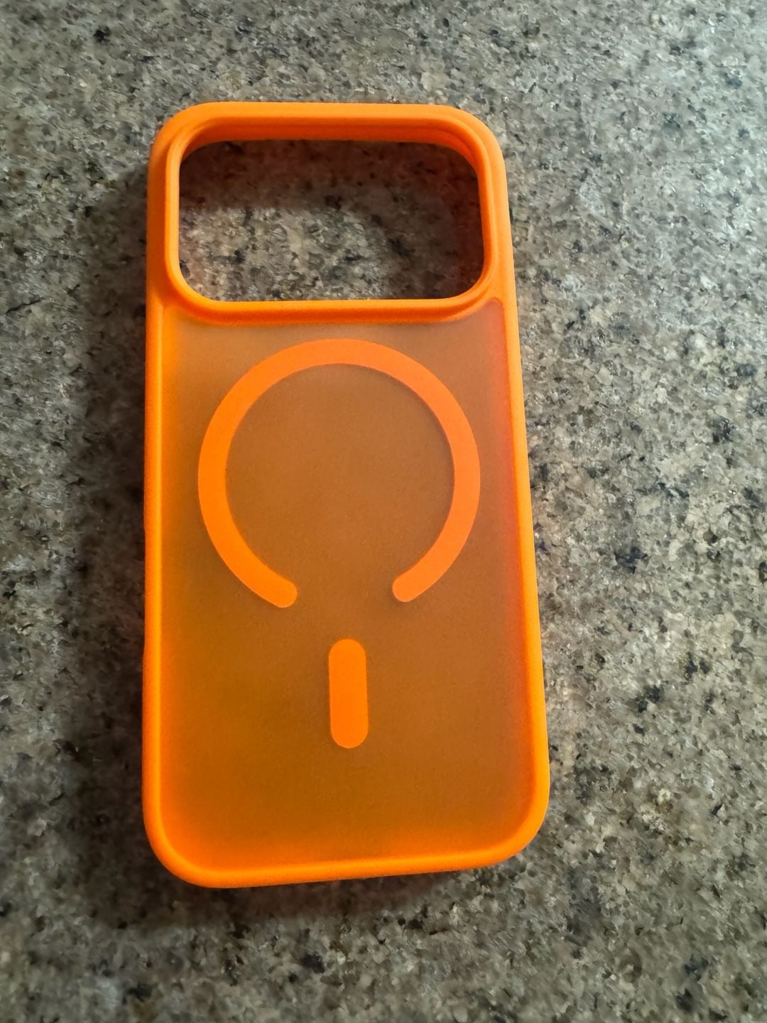 iPhone 17 Pro Max Orange MagSafe Magnetic Phone Case Matte 1