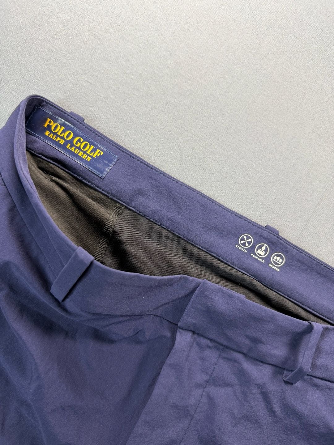 Polo Golf Ralph Lauren Golf Shorts Size 33 Navy Stretch Performance 3