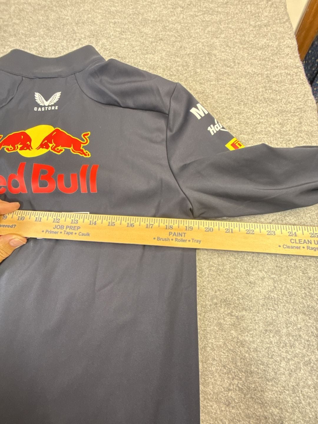 Castore Red Bull Racing 1/4 Zip Midlayer Size S Navy 8