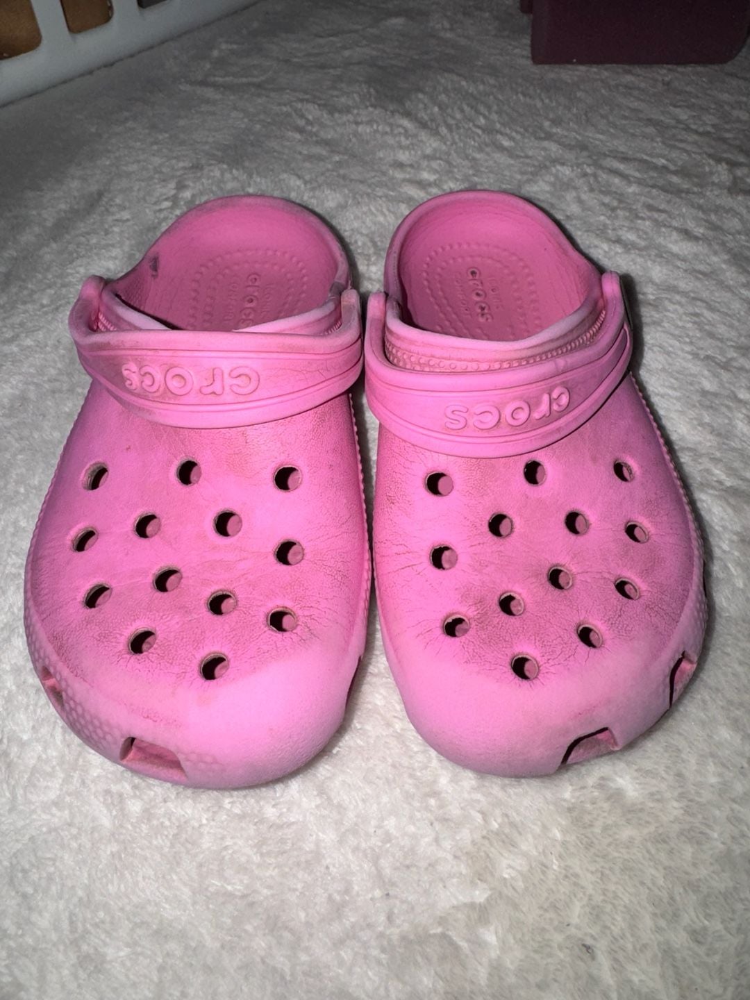 Crocs Classic Clog Pink Toddler Size 10 2