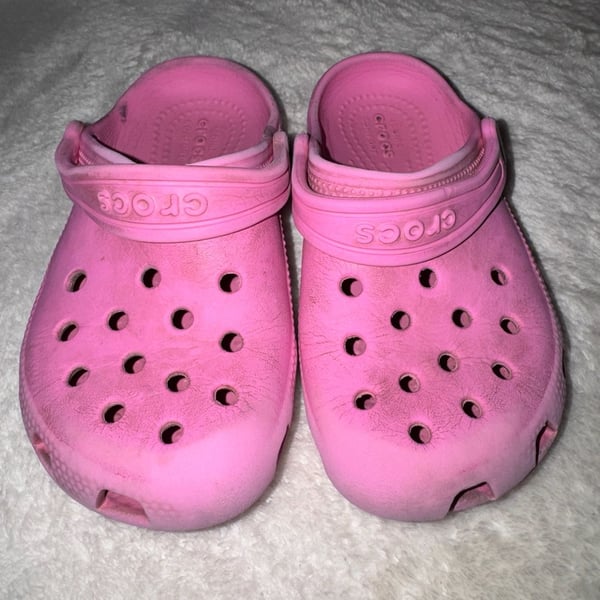 Crocs Classic Clog Pink Toddler Size 10