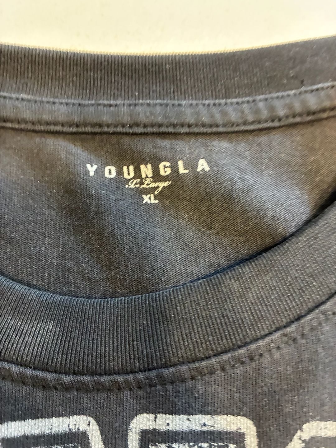 Youngla Skull Graphic T-Shirt Size XL Black 4