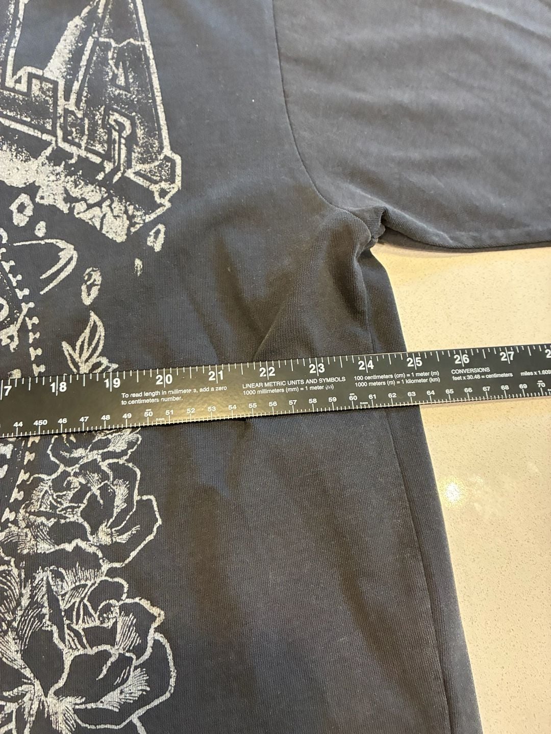 Youngla Skull Graphic T-Shirt Size XL Black 8