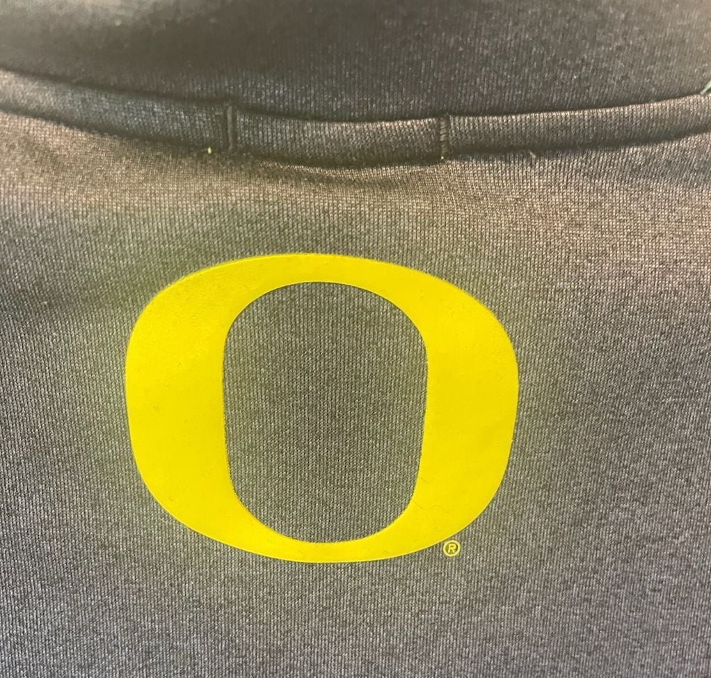 Nike Oregon Ducks Full Zip Jacket Size XL Green Gray 5