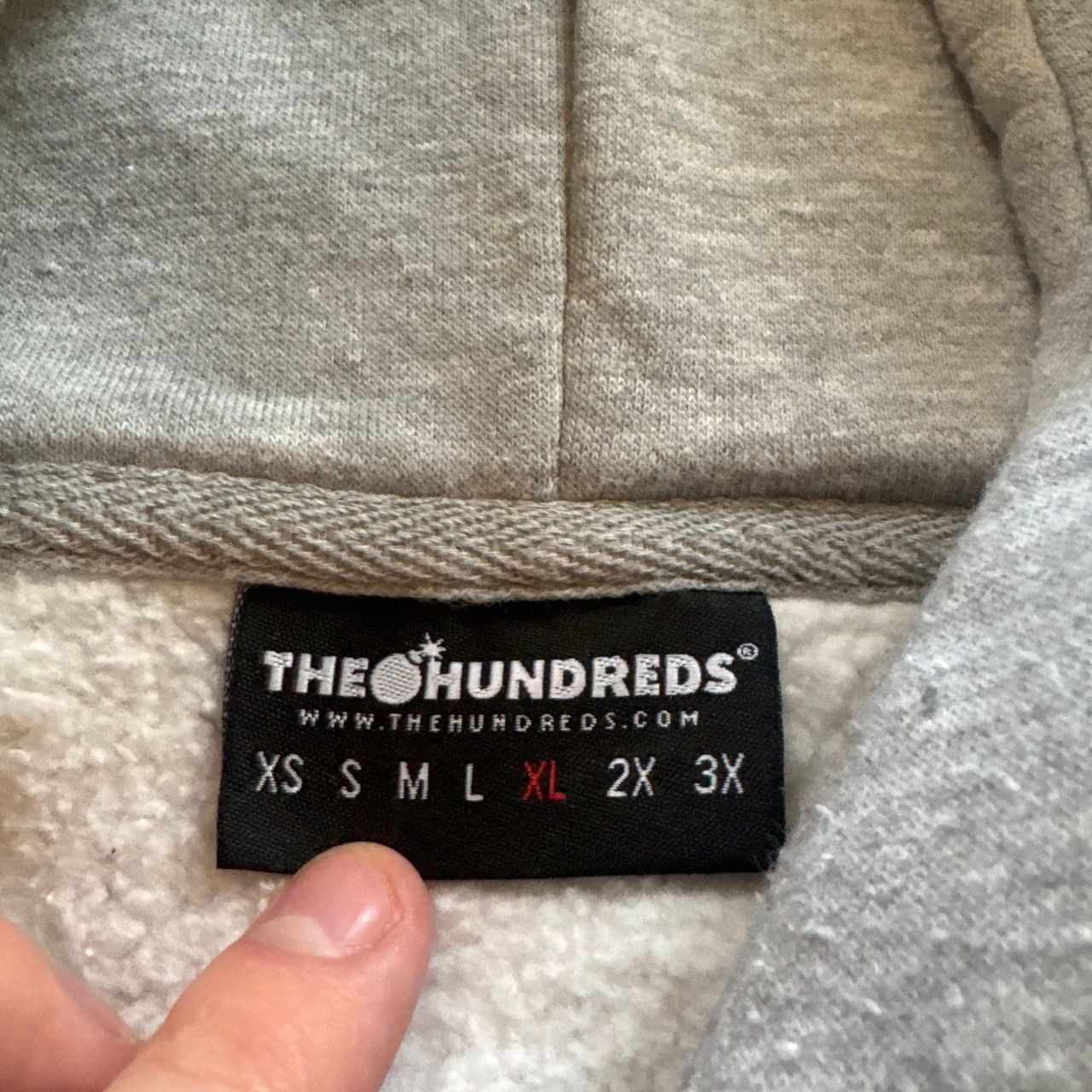 The Hundreds Pullover Hoodie Gray 4
