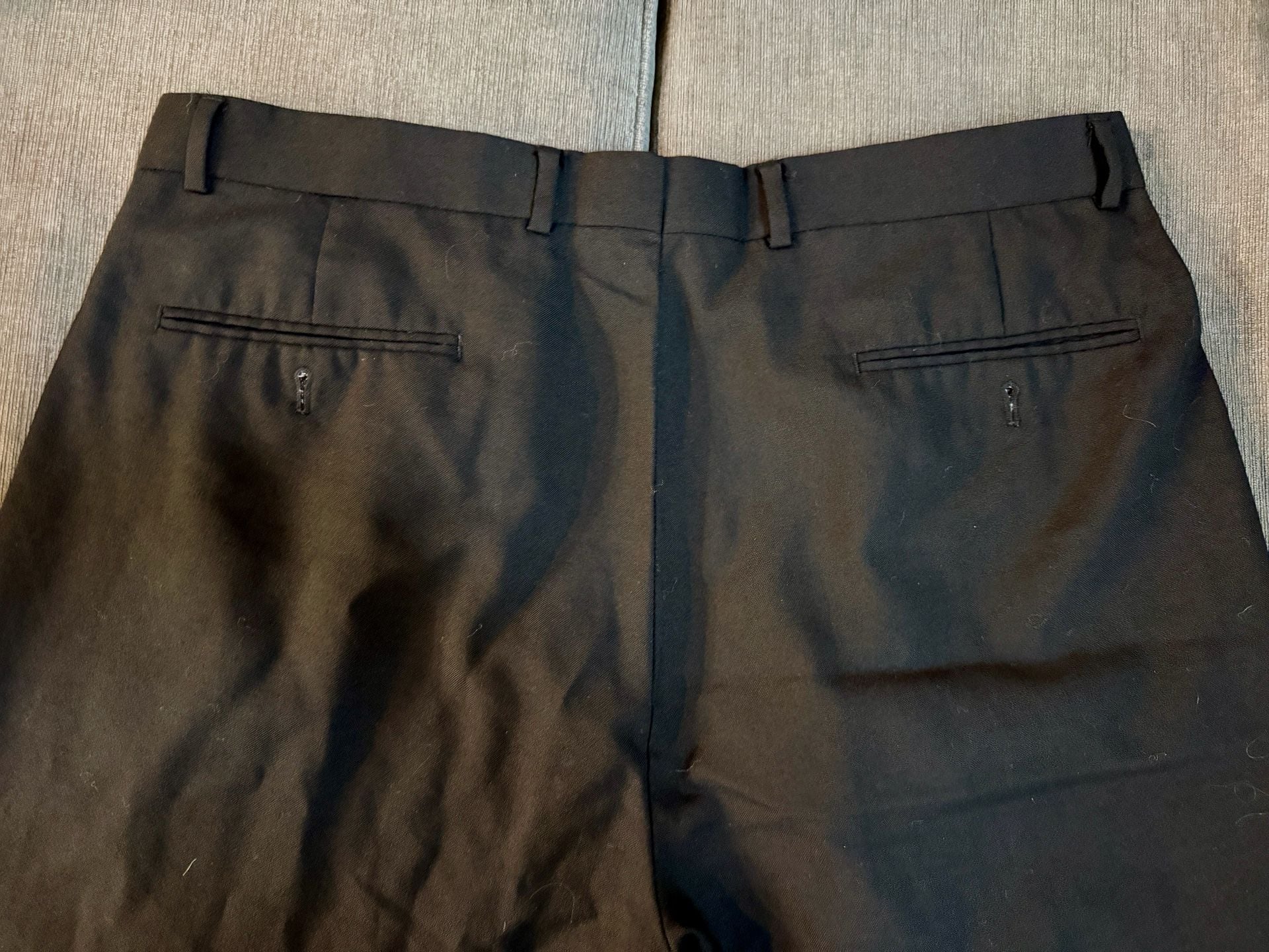 Louis Raphael Pleated Dress Pants Size 38 Black Pure Wool 8