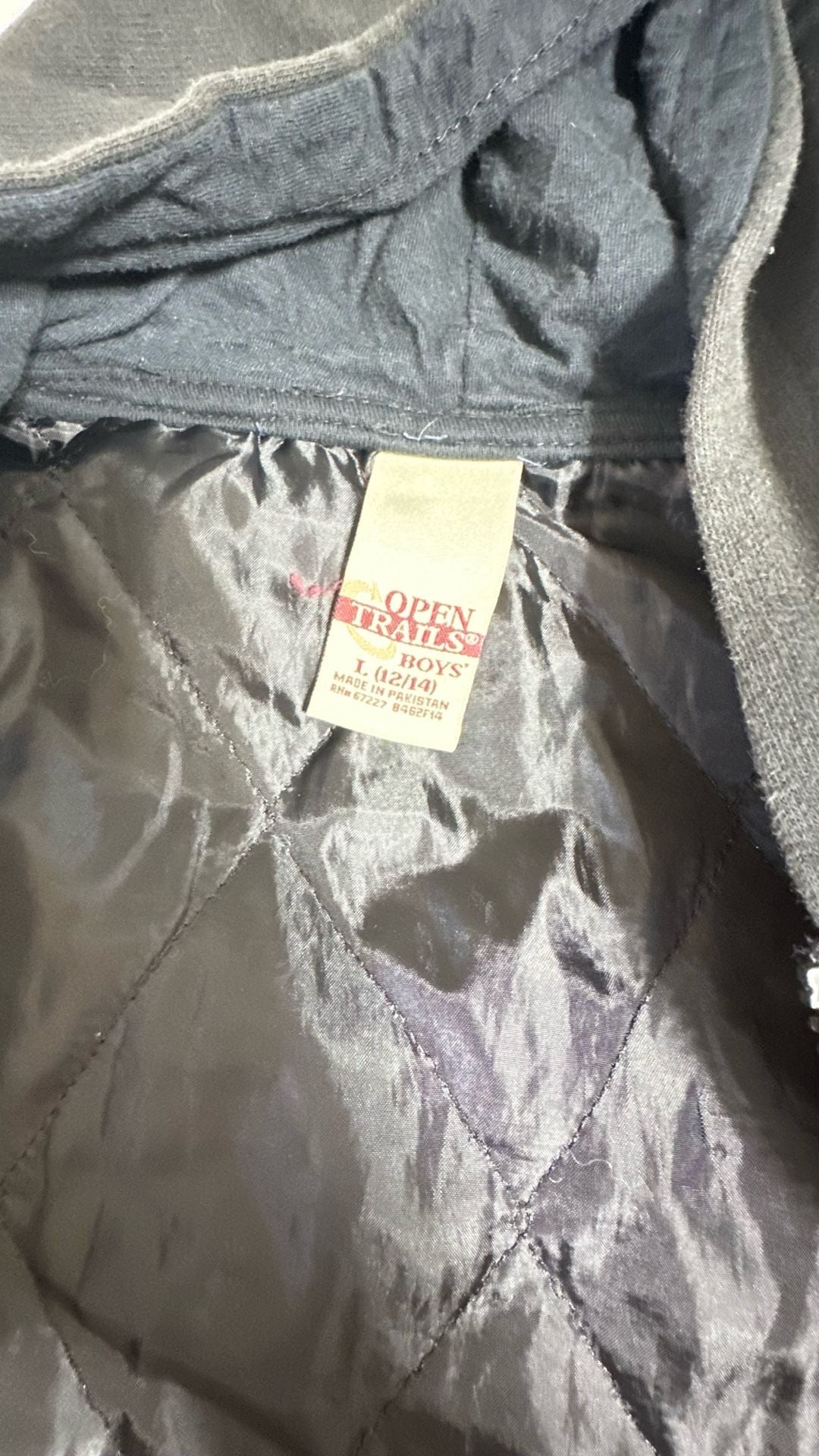 Open Trails Plaid Zip Up Hoodie Size 12/14 4