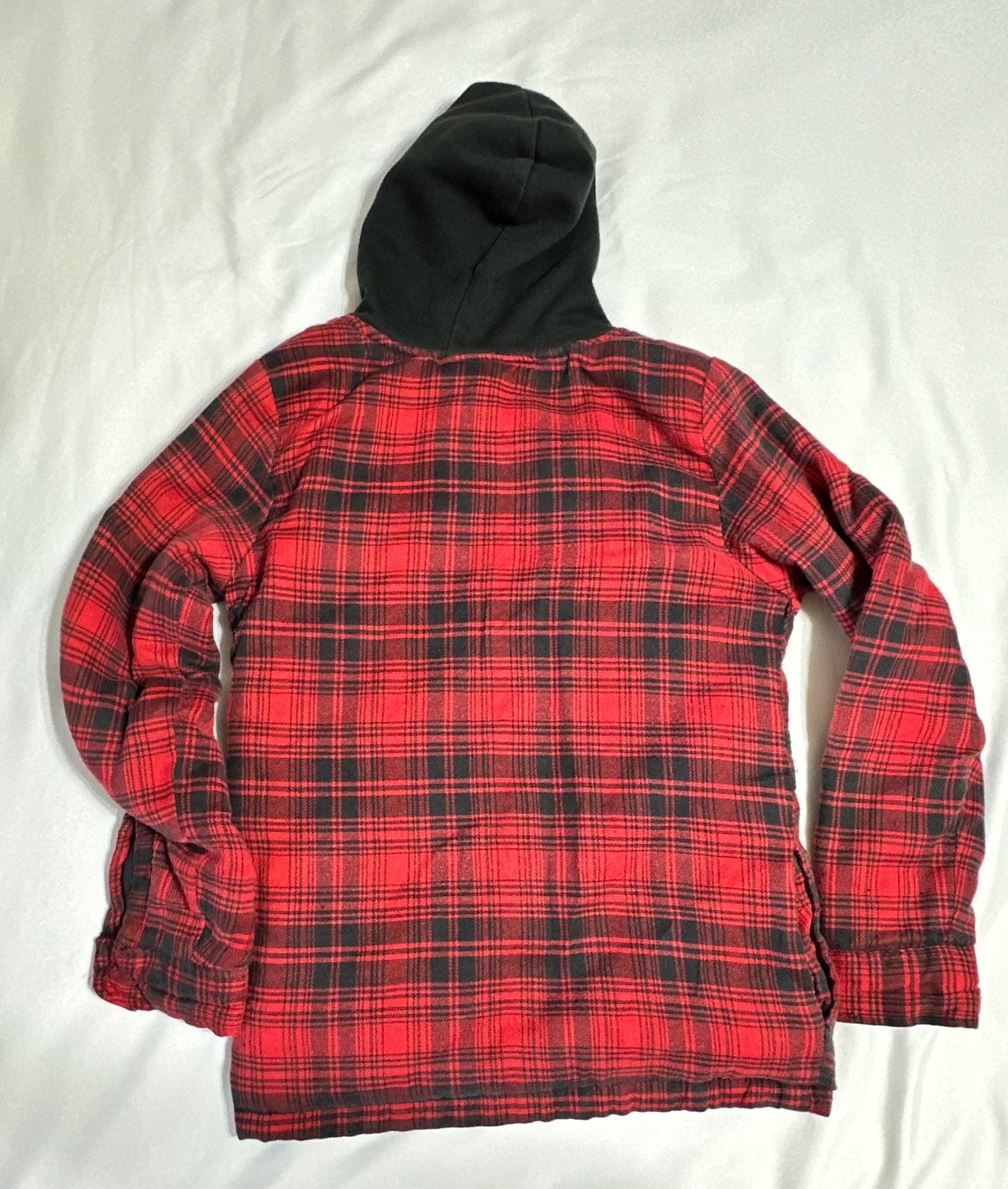 Open Trails Plaid Zip Up Hoodie Size 12/14 5