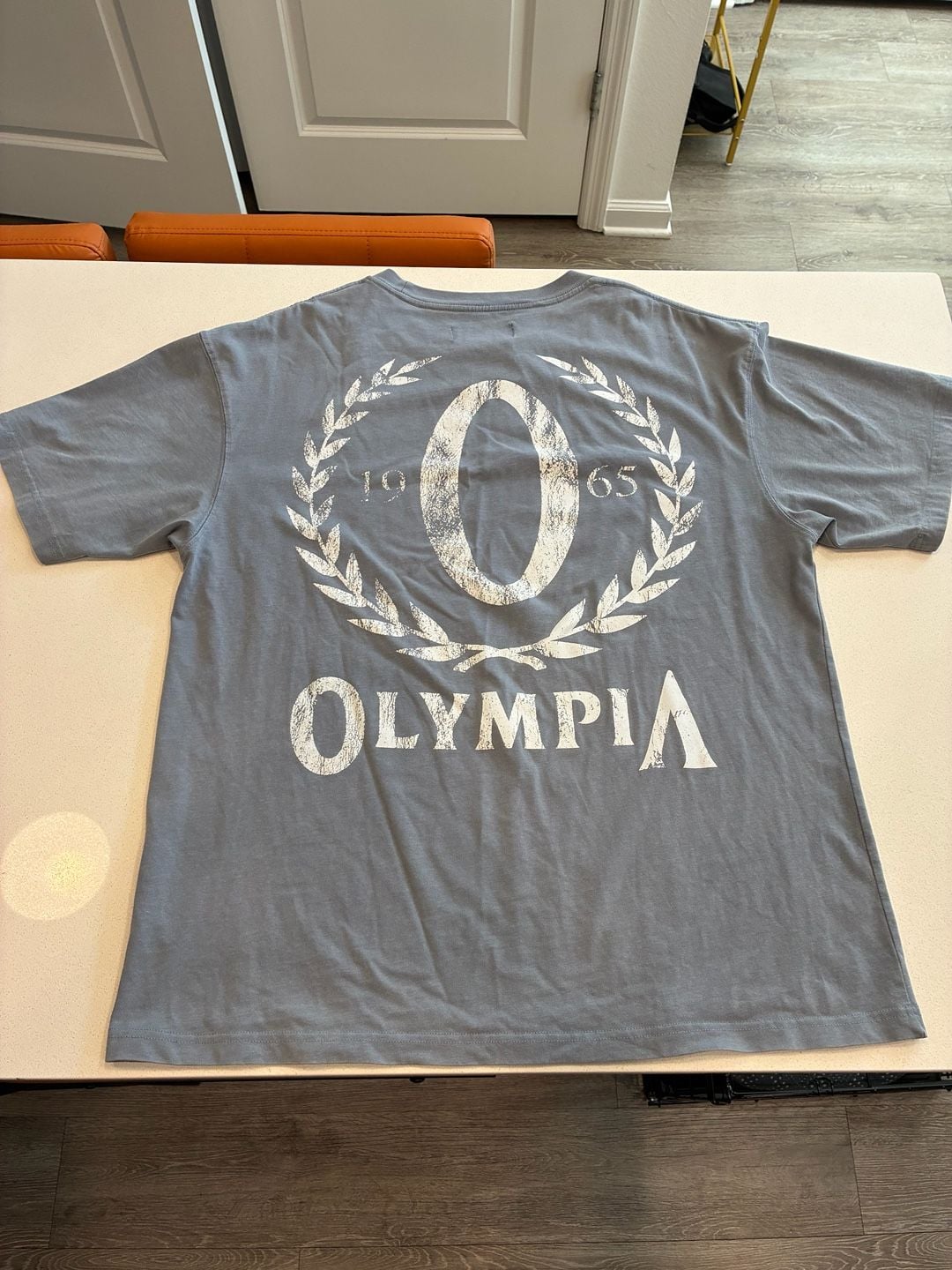 Gymreapers Olympia T-Shirt Size XL Gray Graphic Tee 2