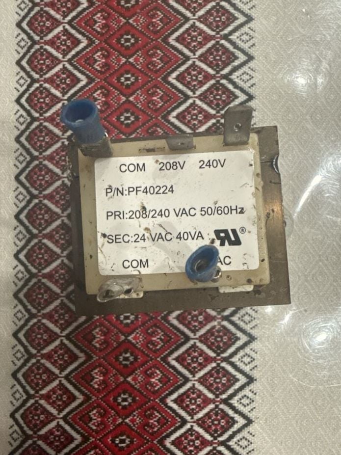 Packard Pf40224 Class II Foot Mount Transformer 208/240v 24v 40va s2 1