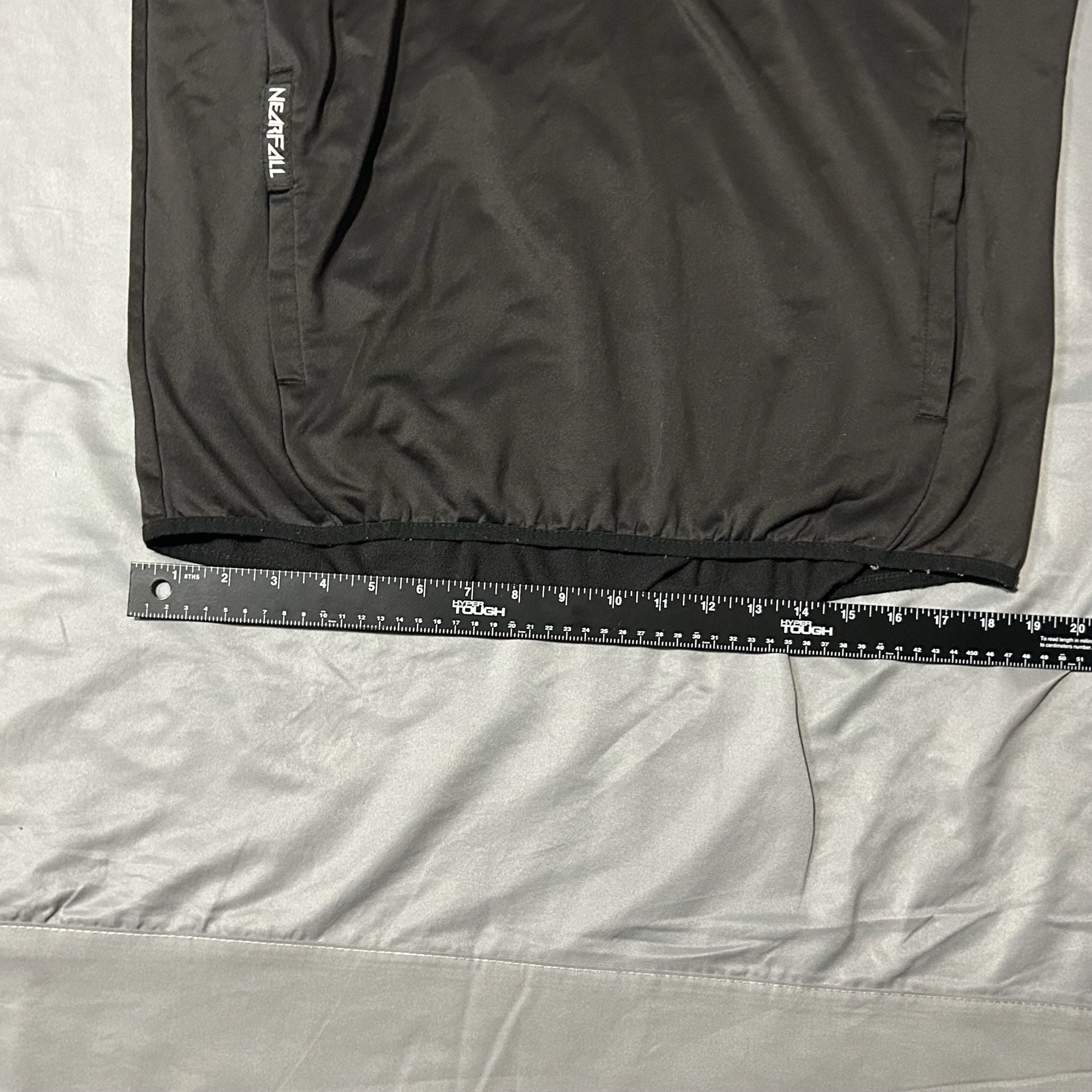 Nearfall Hoodie Size M Black Puffer Quilted 1/4 Zip Pullover 7