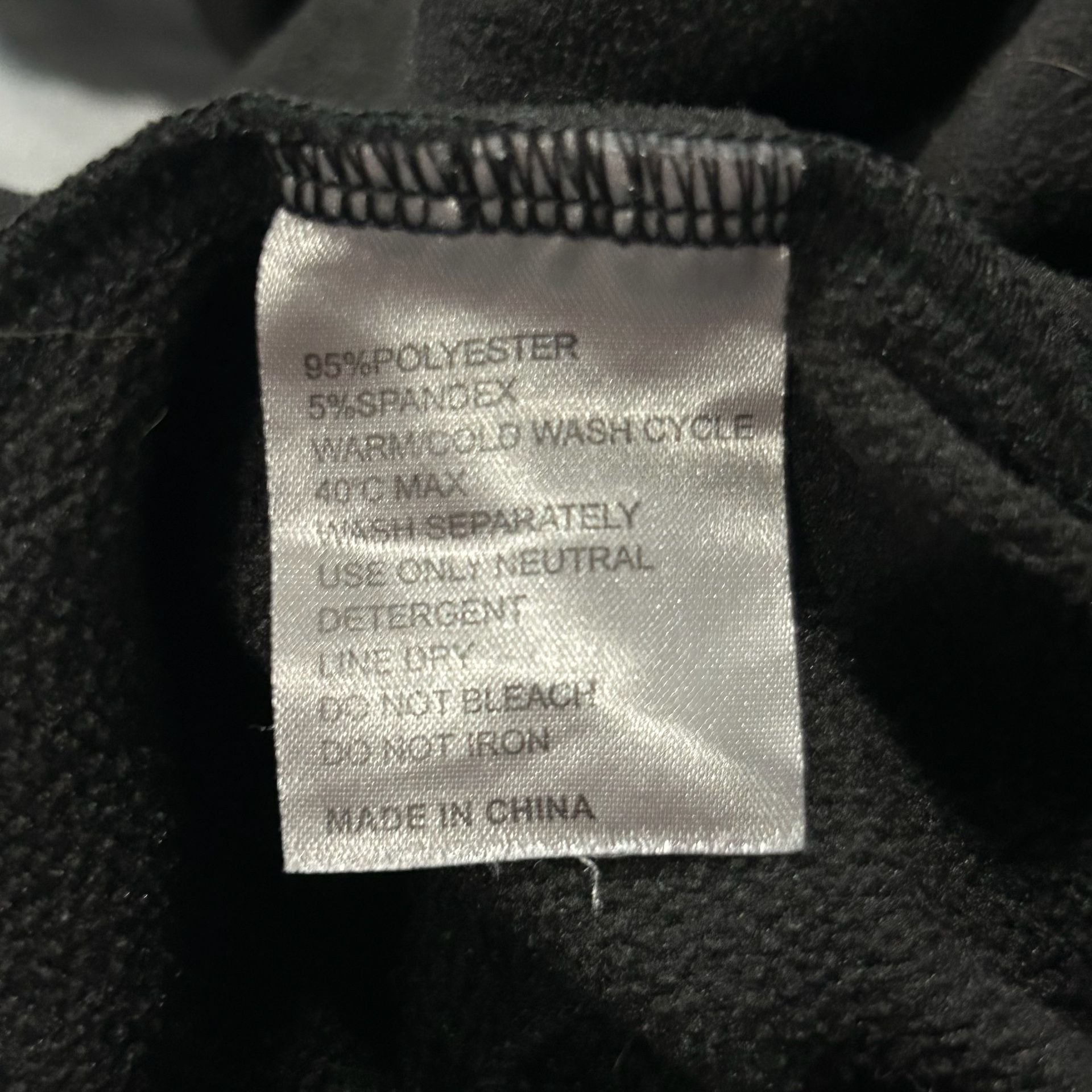 Nearfall Hoodie Size M Black Puffer Quilted 1/4 Zip Pullover 12