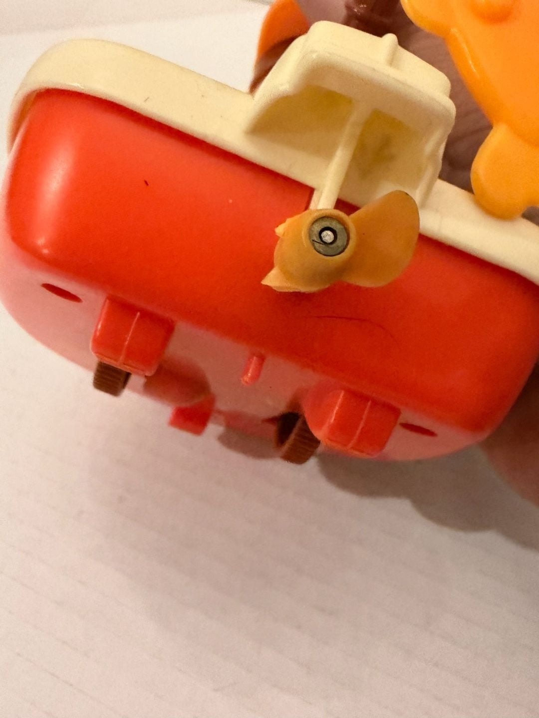 Tomy Vintage Fishing Boat w/ Fisherman Toy 2
