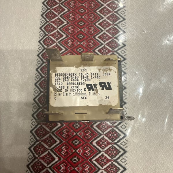 Basler Electric Transformer BE332640GEK 208/240V 24V 40VA s2