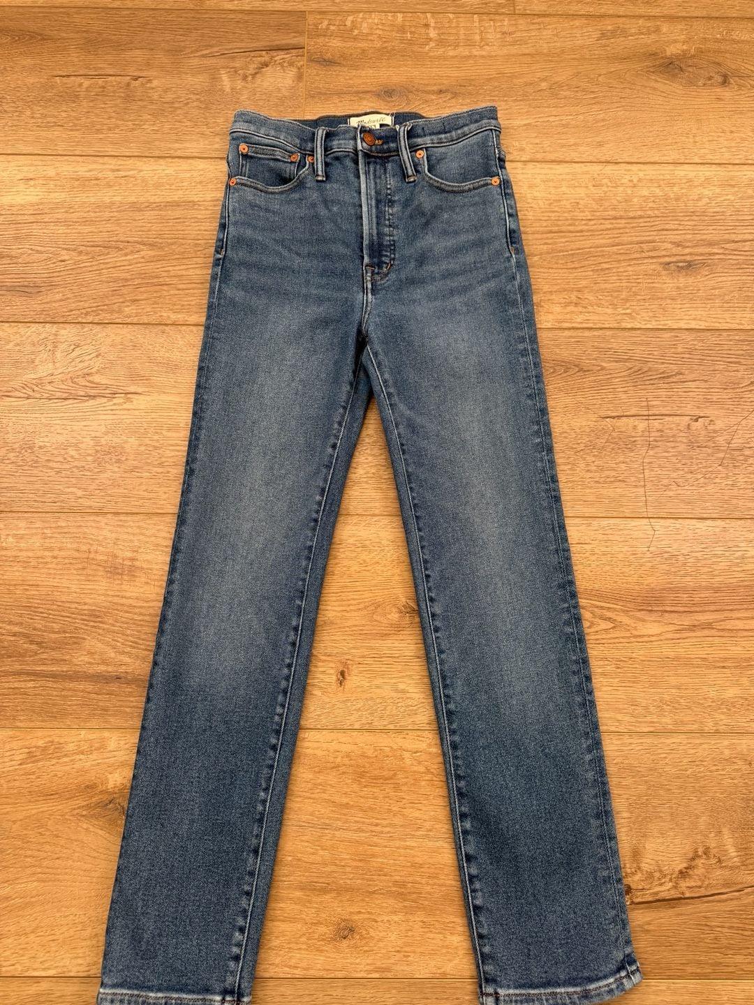 Madewell The Perfect Vintage Jeans Size 26 High Rise Medium Wash Tapered 3
