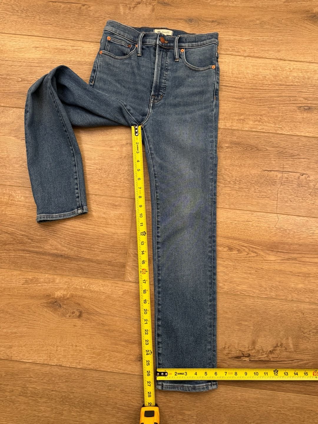 Madewell The Perfect Vintage Jeans Size 26 High Rise Medium Wash Tapered 9