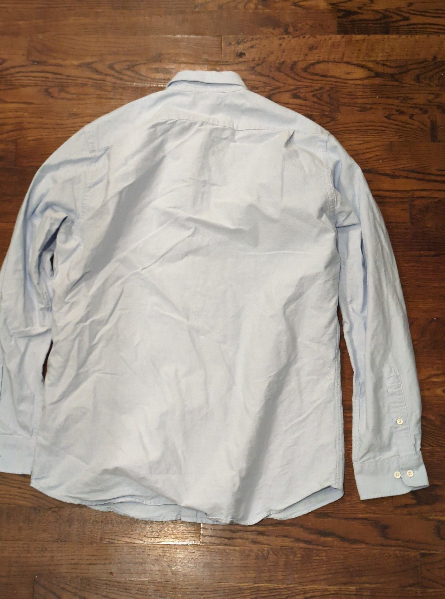 Rowing Blazers Oxford Shirt Size XL Light Blue Babar Elephant OCBD 5