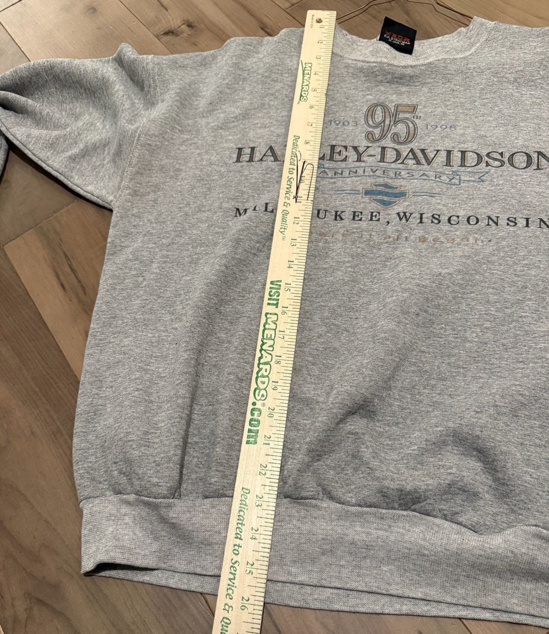 Harley-Davidson 95th Anniversary Sweatshirt Gray 9